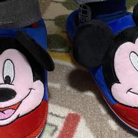 给儿子买的第N双鞋 篇七十七：迪士尼米奇儿童棉拖鞋