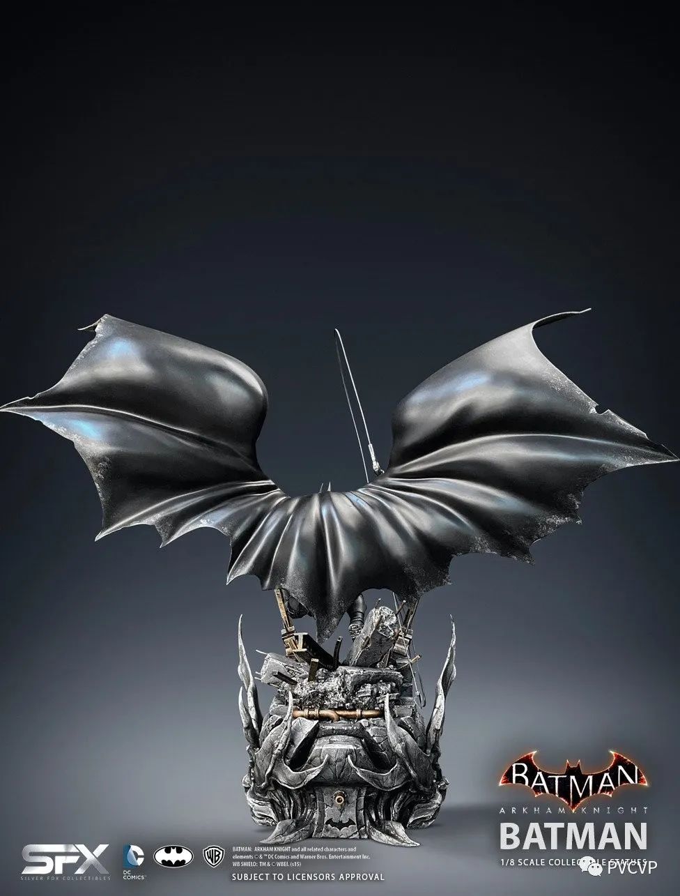 玩模总动员：银狐收藏品推出《阿卡姆》系列蝙蝠侠1/8雕像
