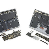 一半芯片、一半内存：iFixit 拆解新 MacBook，苹果 M1 芯片首露真容
