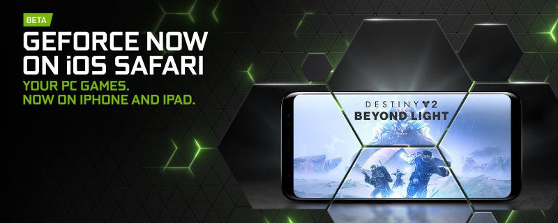 NVIDIA GeForce Now登录iOS，Google Stadia将会紧随其后