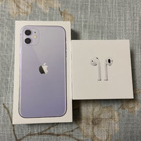 苹果11紫128g+AirPods耳机