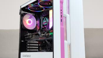 散热与众不同、颜值出色：GAMEMAX游戏帝国 布洛芬C3 COC架构 白粉色机箱 上手体验