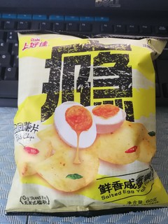 上好佳田园薯片鲜香咸蛋黄60g*10