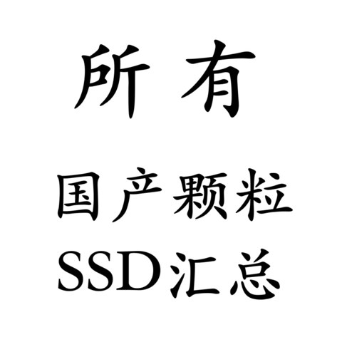 截止2020年11月底，所有长江存储颗粒的SSD汇总