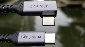 兼容雷电3的同轴40Gbps全功能USB 4线开箱初体验