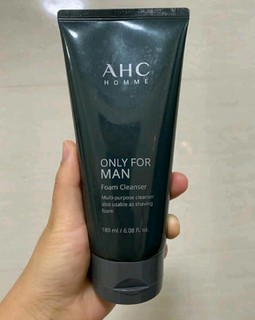 AHC男士洁面乳，洗脸很舒服，太值了