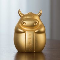 铜师傅牛年生肖吉祥物限量作品