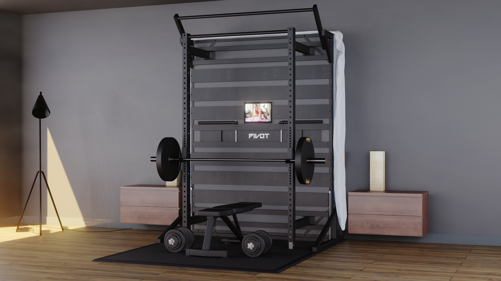 卧室就是健身房：PIVOT Fitness 推出 集合了健身架功能的 PIVOT Bed 复合式床架