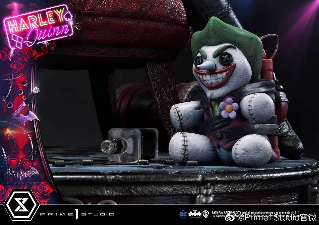 玩模总动员：P1S《蝙蝠侠：阿甘之城》小丑女雕像公开！