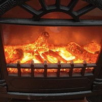 解忧杂货铺 篇一百三十六：仿真活火小壁炉/欧式独立式电壁炉 景观壁炉 装饰取暖仿真火炉子