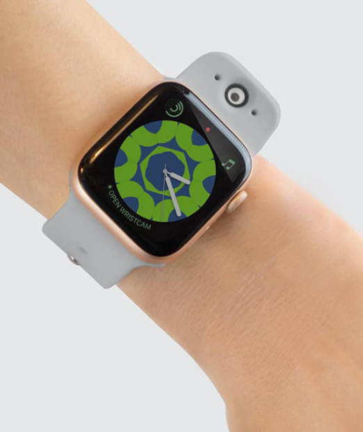 为Apple Watch打造 ：Wristcam发布前后双摄表带