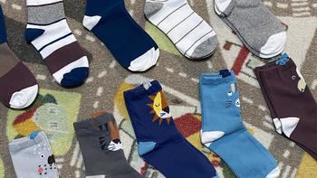 我买的童装 篇九十四：十双装不重复，好看实惠的南极人儿童中筒袜