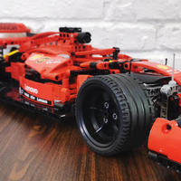 F1最配的色彩，还是红色！模客积木F1