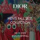 Dior 2021秋冬男装系列将于北京发布