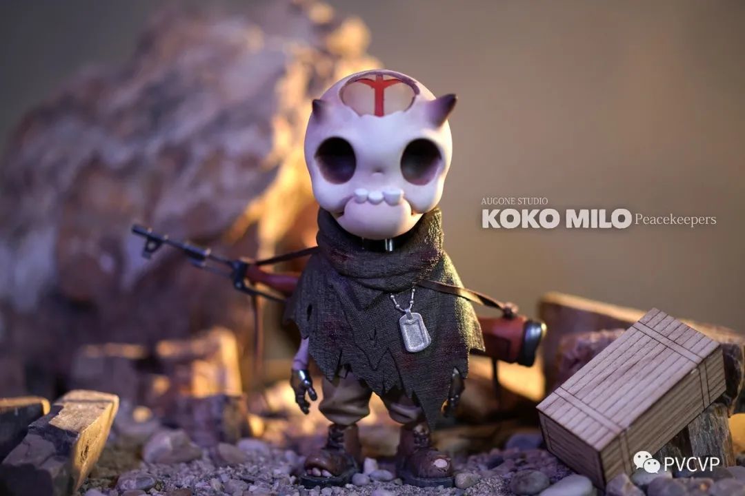 战争与和平，骷髅与生命，KOKO MILO维和小兵机械骷髅潮玩公开！