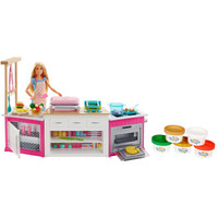 芭比Barbie儿童女孩过家家玩具动手能力送礼佳品芭比娃娃之梦幻厨房FRH73