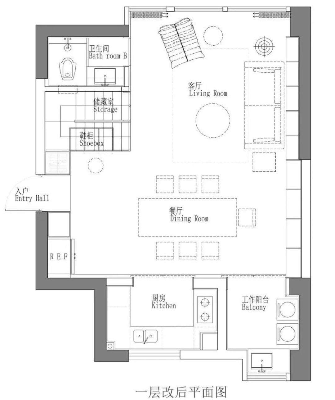 117㎡跃层改造，6.5米书架墙+静谧光感，他家太纾压！