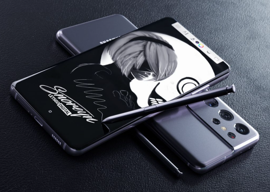 三星S21 Ultra渲染图曝光，Galaxy S系列首次配备S Pen