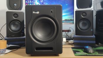 2K价位入门监听低音炮 - Fluid F8S 超低音监听音箱开箱评测