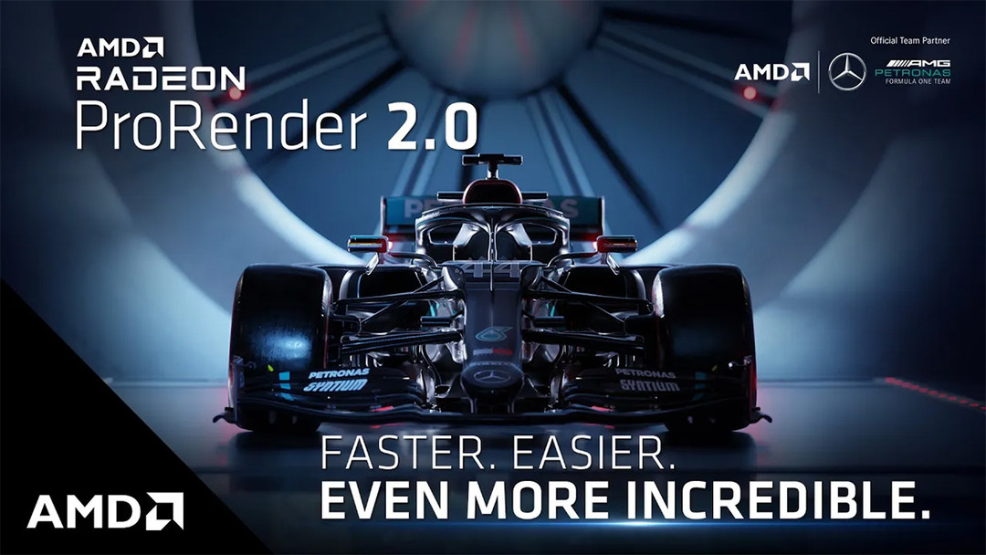 支持RX 6000系列硬件光追：AMD推出新版ProRender 2.0渲染器
