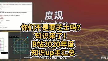 侃侃而谈 篇十六：你们不是要芝士吗？ 知识来了！ B站2020年度宝藏芝士分享up主汇总
