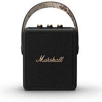Marshall马歇尔StockwellII便携式蓝牙扬声器-黑色和黄铜色