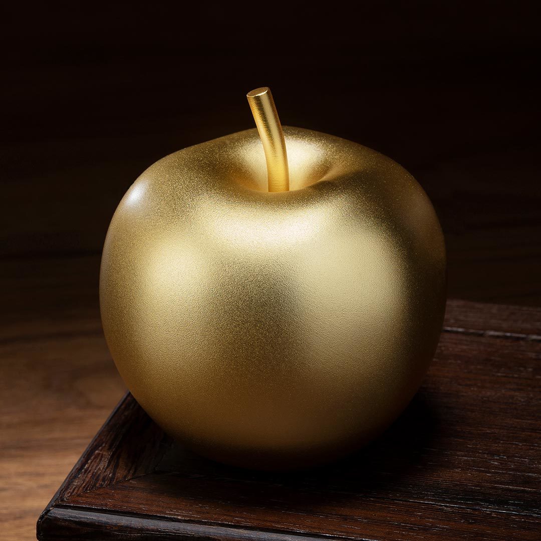 送你一个金苹果，祝你平平安安，福气满满~