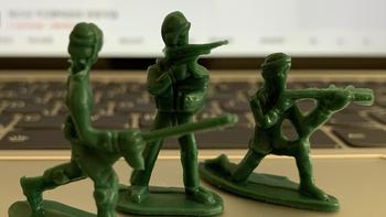 图书馆猿のKIDNOAM 军人小兵人军事塑料模型 简单晒