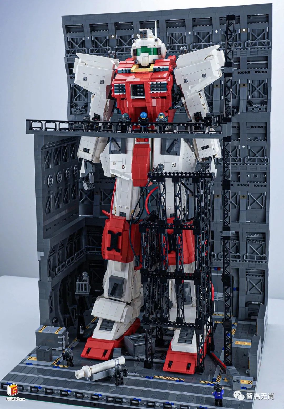 乐高版1/24 rgm-79 powered gm 大功率吉姆(建造中状态)