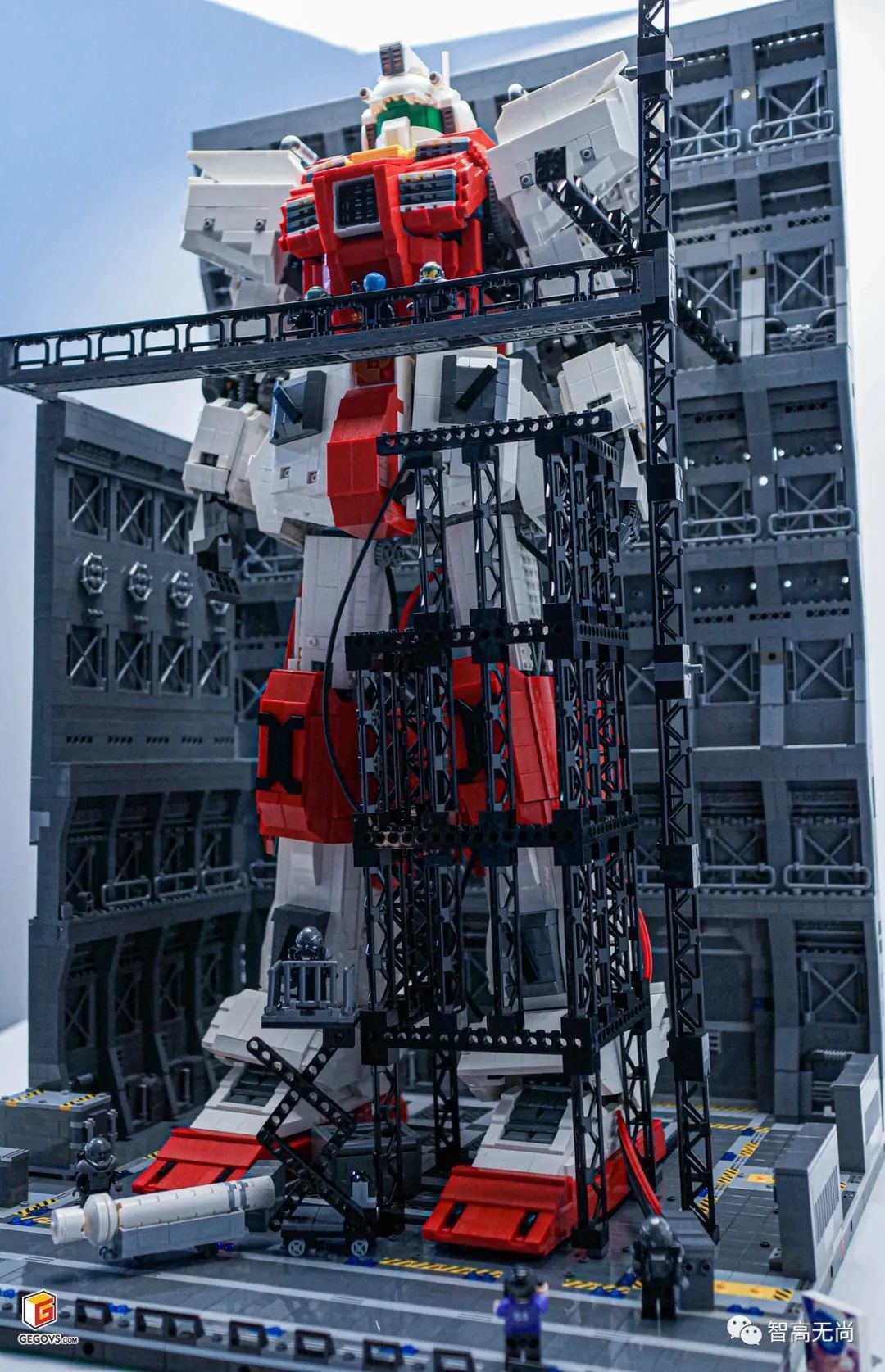 乐高版1/24 rgm-79 powered gm 大功率吉姆(建造中状态)