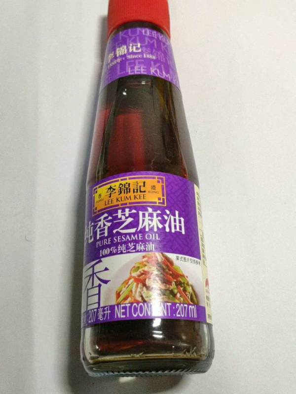 leekumkee李锦记纯香芝麻油410毫升香油麻油火锅蘸料调料农家家用调和