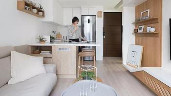 广州小姑娘的独居生活：一个人住45㎡公寓，入户后，满屋温馨