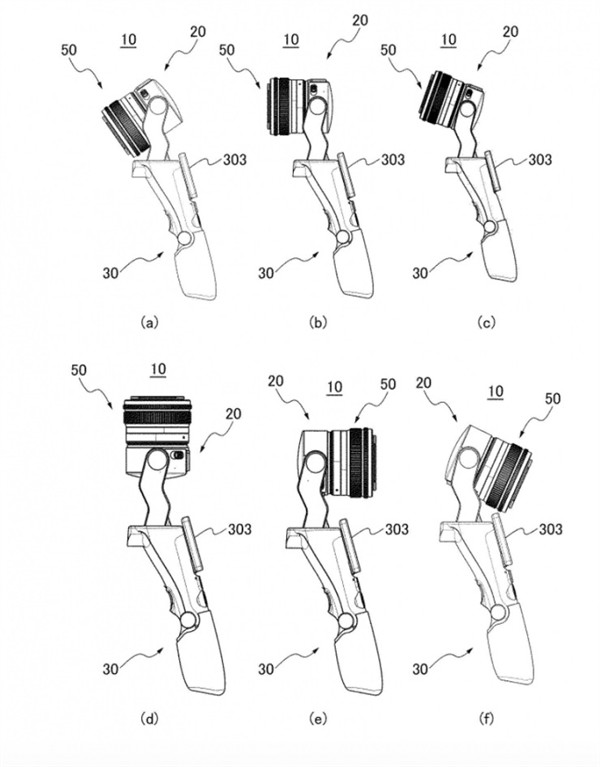 佳能手持云台相机专利现身，可换镜头设计，大疆直呼内行