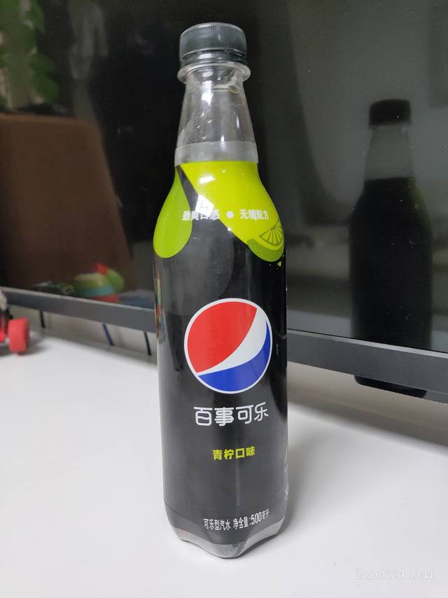 百事可乐无糖青柠味