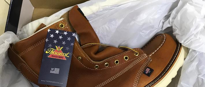 纯粹的美国劳保鞋—Thorogood 美产8寸高帮皮靴开箱简评