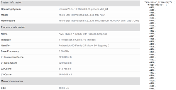 AMD锐龙7 5700G APU现身，Zen 3架构单核性能强悍，这回有望零售