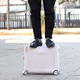 可遛娃的酷骑儿童行李箱，150斤大汉踩上去，能行吗？
