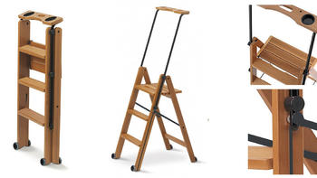 这不是梯子，是艺术品。木质家用梯子Arredamenti  Italia三步梯开箱