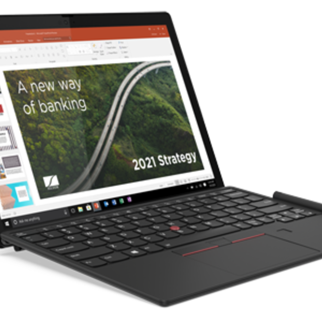 联想发布ThinkPad X12 Detachable Gen 1二合一变形本，3:2生产力屏，约10小时续航 999欧元（约7900元）起