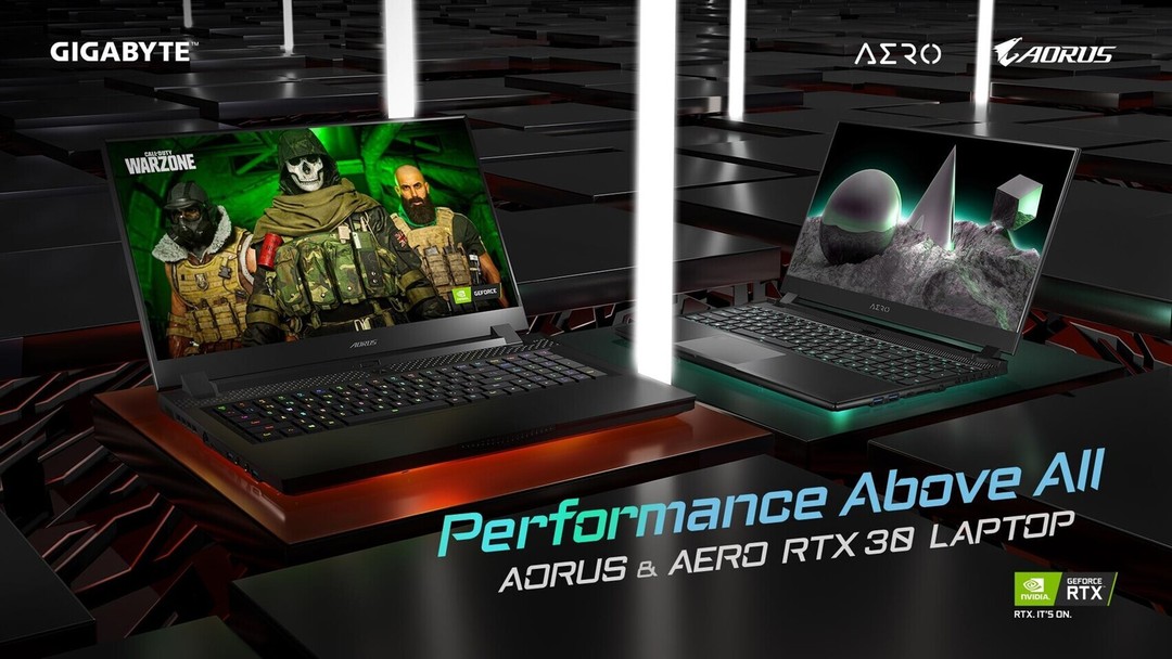 技嘉发布AERO&AORUS系列新品，均搭载NVIDIA最新30系列显卡