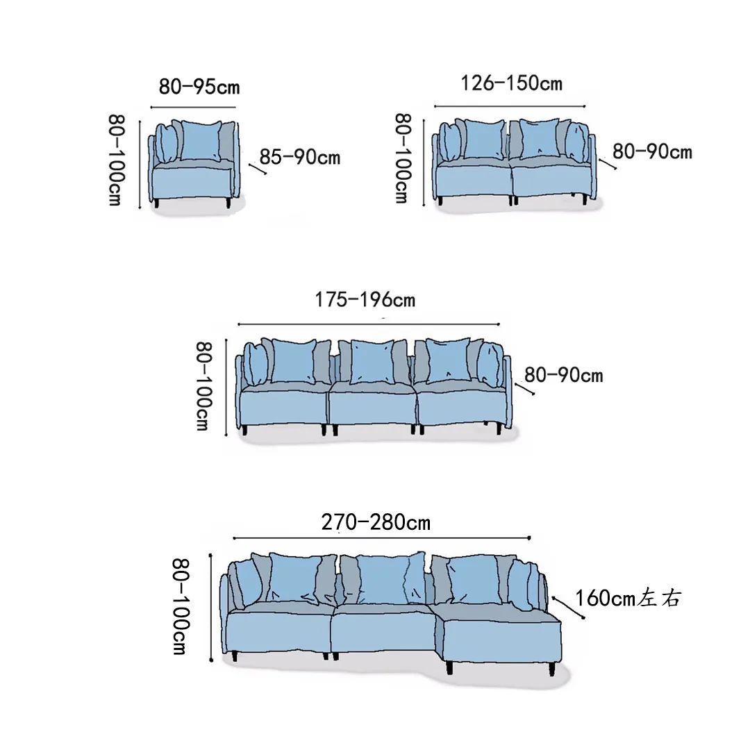 收藏预警！家具尺寸大全！！住的舒适就靠它了～