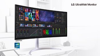 LG发布UltraWide 40WP95C*级“带鱼屏”，5K Nano IPS、首搭雷电4