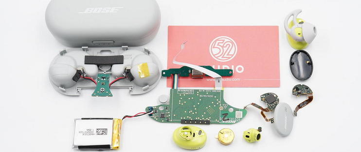 オーディオ機器 イヤフォン 拆解报告：Bose Sport Earbuds真无线蓝牙耳机_蓝牙耳机_什么值得买