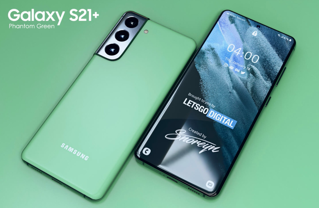 抢占部分年轻市场：三星Galaxy S21幻影绿配色亮相，对标iPhone 12
