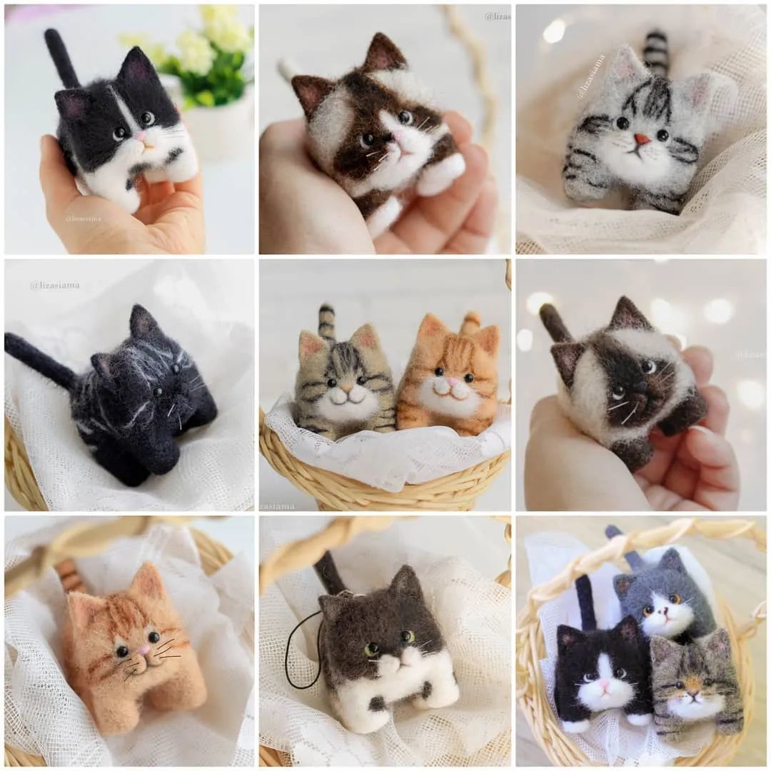 铲屎官把家里的猫毛都做成了猫玩偶 喵主子内心 我循环生我自己 宠物用品 什么值得买