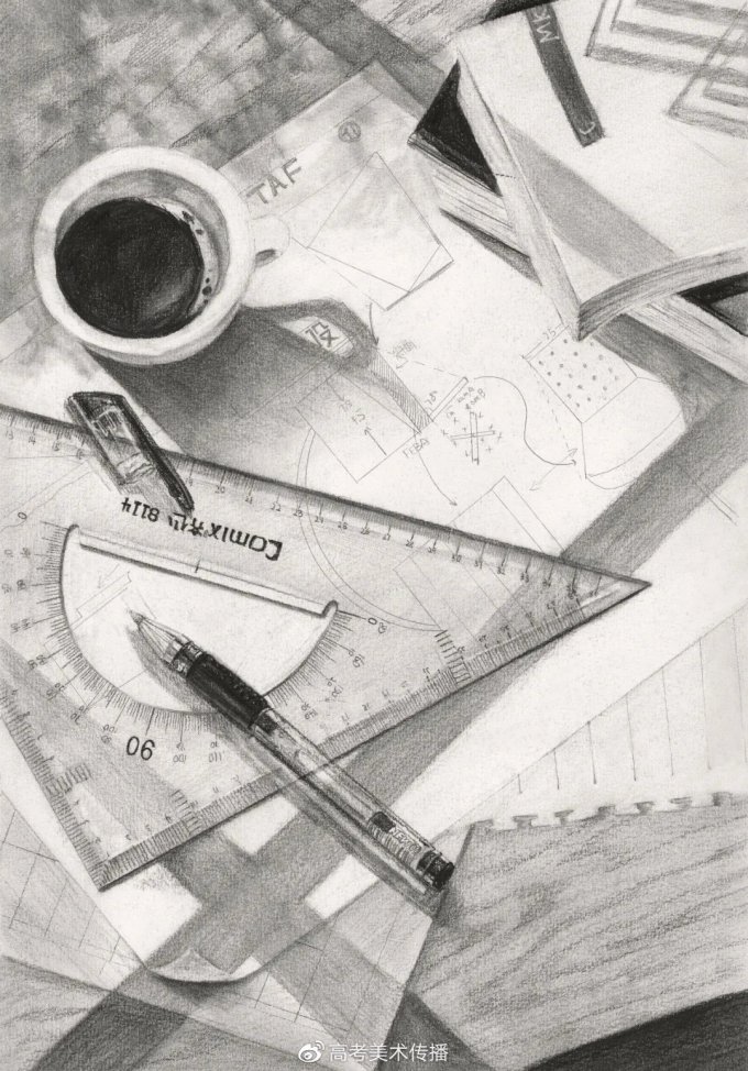 素描静物中的构图基础知识