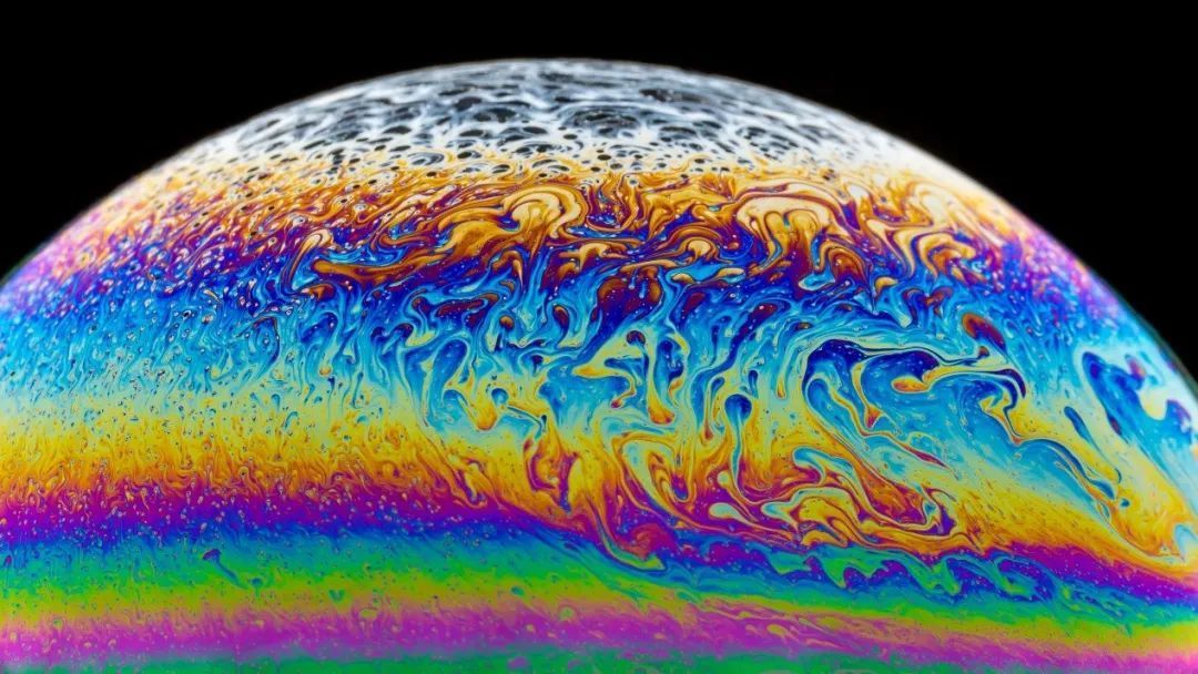 iphone的气泡壁纸原来是这样拍的