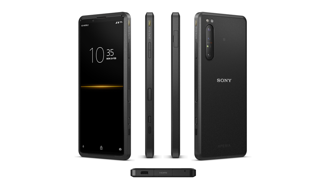 索尼旗舰xperia pro发布,搭载骁龙865,兼容hdmi接口约16000元_手机