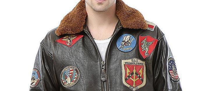 影片中最经典的皮衣之壮志凌云g1飞行夹克