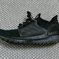 【年货价】Adidas UltraBOOST 19 m 全黑黑黑跑鞋